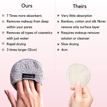 Ogato Reusable Makeup Remover Pads - Eco-friendly 6pc Set
