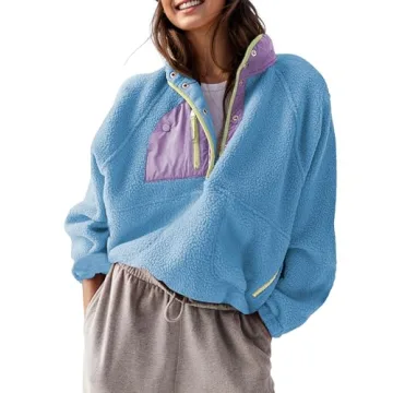 Stylish Lightweight Women's Fleece Pullover for Winter