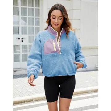 Stylish Women’s Lightweight Fleece Pullover for Winter