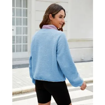 Stylish Women’s Lightweight Fleece Pullover for Winter