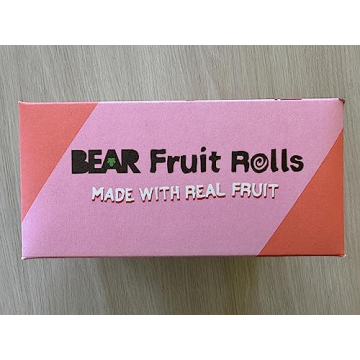 Bear Real Fruit Snack Rolls Strawberry Raspberry Variety Pack