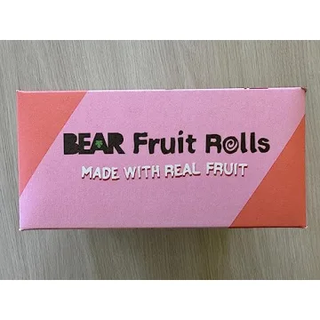 Bear Real Fruit Snack Rolls Strawberry Raspberry Variety Pack
