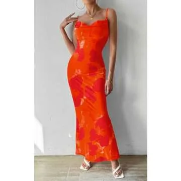 PRETTYGARDEN Floral Summer Maxi Dress for Women