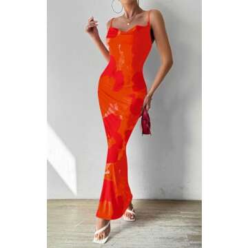 PRETTYGARDEN Floral Summer Maxi Dress for Women