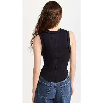 Free People Women's Kate Tee, Black