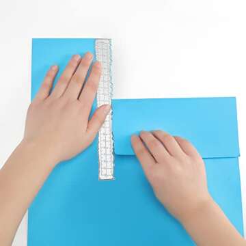 3 Pieces 8.4 Inches Irregular Edges Ruler Deckle Edges Ruler Measuring Embossing Cutting Dies Paper ...