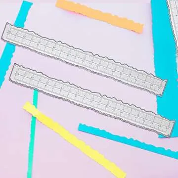 3-Piece Irregular Edges Ruler Set for Crafting