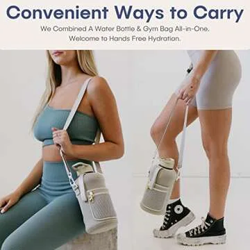 HYDRARANK Half Gallon Water Bottle - Stylish & Leak Proof