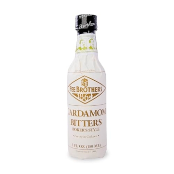 Fee Brothers Cardamom Cocktail Bitters - Gourmet Flavor Enhancer for Drinks, Vegan & Gluten-Free, 5 ...