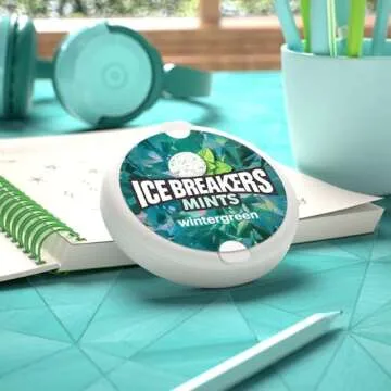 ICE BREAKERS Sugar Free Wintergreen Mints - 8 Count