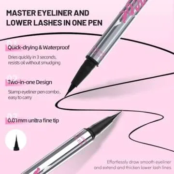 Unicos Lower Eyelash Stamp 2-In-1 Eyeliner and Lash Tool