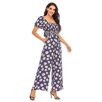 Floral Dressy Casual Jumpsuit for Women - Love Welove Fashion