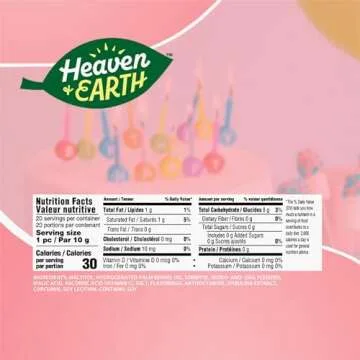 Heaven & Earth Sugar Free Lil Taffy Fruit Mix, 20 Count