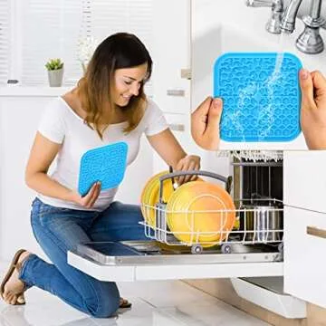 Lick Mat for Dogs & Cats - Perfect for Grooming & Feeding