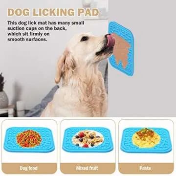 Lick Mat for Dogs & Cats - Perfect for Grooming & Feeding
