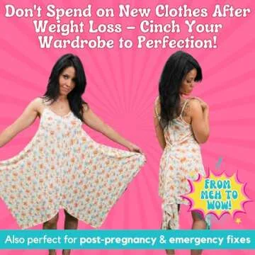 Cinch It! Women's Fashion Dress Clip & Slimmer - 3-Pack