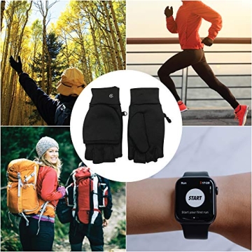 C9 Champion Women's Flip Top Mittens, Warm and Functional