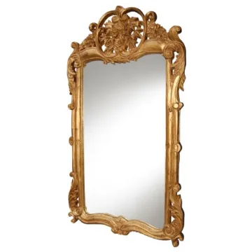 Hickory Manor House Flourishing Mirror Gold Leaf Decor