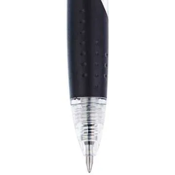 Amazon Basics Retractable Gel Ink Pens, Fine Point, Smooth Writing, Black, 12-Pack