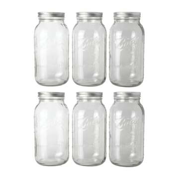 Ball 64oz Mason Jars - Versatile Storage & Canning