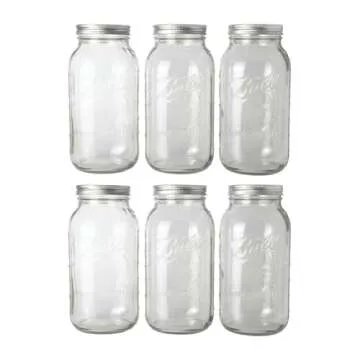 Ball 64oz Mason Jars - Versatile Storage & Canning