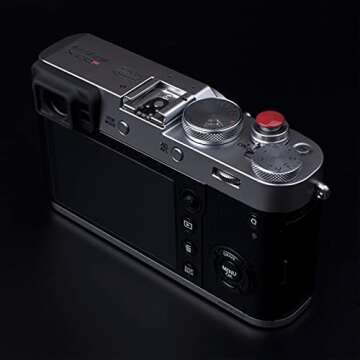 VKO Dark Red Soft Metal Shutter Release Buttons for Cameras