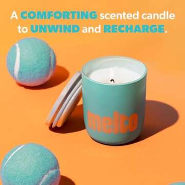 Bergamot & Vetiver Scented Candle - Natural Soy & Coconut Blend with Cotton Wick - Gift Candles for Men and Women with Gift Box - Non Toxic & Made in The USA - 50hr Slow Burn