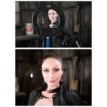 Ledgo LGR320C Bi-Color Flood Shoot-Through LED Ring Light