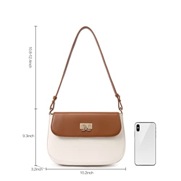 CLUCI Small Shoulder Bag - Chic Vegan Leather Purse