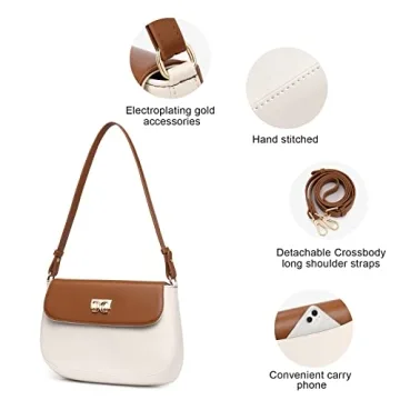 CLUCI Small Shoulder Bag - Chic Vegan Leather Purse