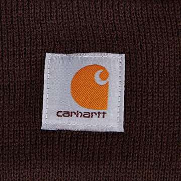 Carhartt Men's Knit Cuffed Beanie Closeout, BlackBerry, One Size