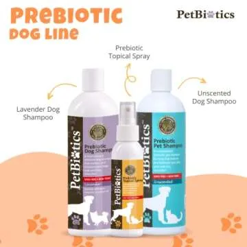 Petbiotics Organic Prebiotic Spray for Sensitive Pet Skin