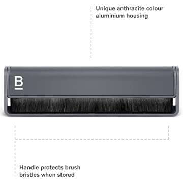 Boundless Audio Record Cleaning Kit - Vinyl Brush Bundle with Stylus Brush, 6.75oz Record Cleaner So...
