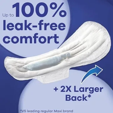 Always Overnight Pads with Wings for Heavy Flow Confidence