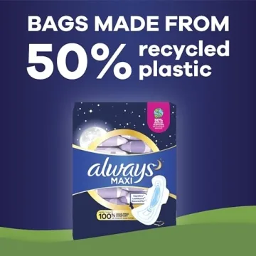 Always Overnight Pads with Wings for Heavy Flow Confidence