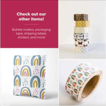 Package Mint Poly Mailers 10 x 13 100 Pack | Waterproof & Tear Resistant Mailing Envelopes for Small Business Supplies | Shipping Bags for Clothes | Cute Shipping Bags for Small Business - Smile Face