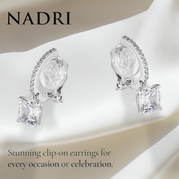 Nadri Clip On Earrings - Stunning Holiday Jewelry Gifts