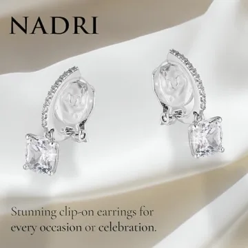 Nadri Clip On Earrings - Stunning Holiday Jewelry Gifts