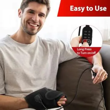 Comfytemp Red Light Therapy Wrap for Body, 37'' Near Infrared Light Belt for Neck Face Chin Knee Ankle Pain Relief, 10W Wearable Wrap with 63 LEDs for Hand Foot Joint Muscle Stiffness, 660nm & 850nm