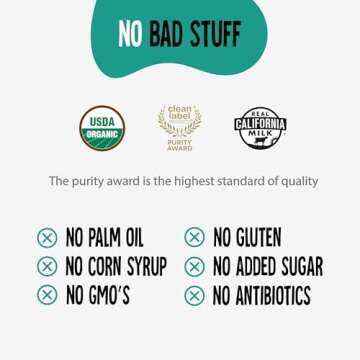 Voyager Toddler Milk On The Go, Organic Powder for Kids