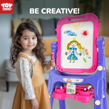 STEAM Life 4-in-1 Kids Art Easel - Double-Sided Fun