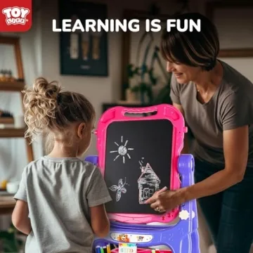 STEAM Life 4-in-1 Kids Art Easel - Double-Sided Fun