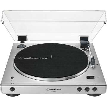 Audio-Technica AT-LP60XBT-SV Bluetooth Turntable