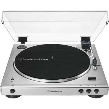 Audio-Technica AT-LP60XBT-SV Bluetooth Turntable