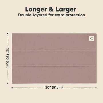 Organic Baby Burp Cloths - Extra Soft & Absorbent 6-Pack