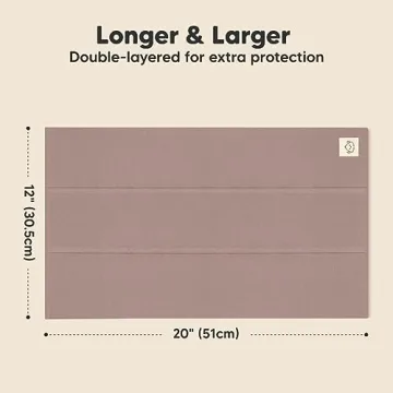 Organic Baby Burp Cloths - Extra Soft & Absorbent 6-Pack