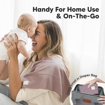 Organic Baby Burp Cloths - Extra Soft & Absorbent 6-Pack