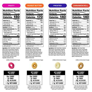 Magic Spoon Cereal, Variety 8-Pack Single Serve Cups - Keto & Low Carb Lifestyles, Gluten & Grain Free, High Protein, 0g Sugar