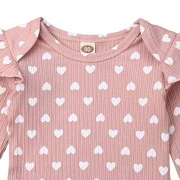 Adorable Infant Girl Ruffle Romper for Newborns