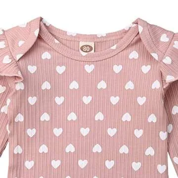 Adorable Infant Girl Ruffle Romper for Newborns